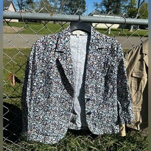 Talbots Women’s Petite Floral Blazer